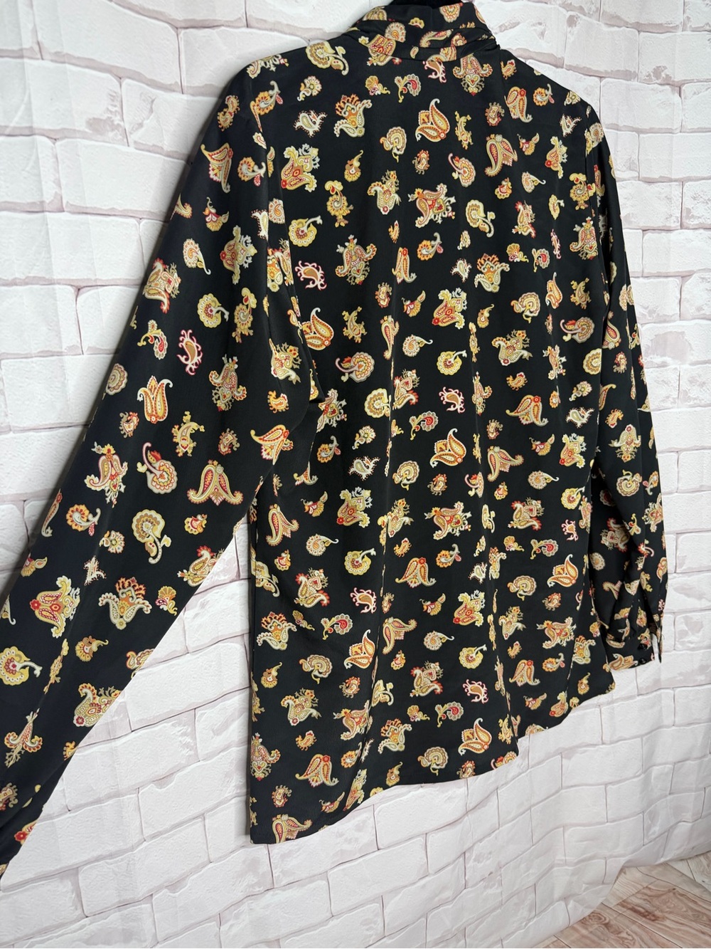 Pendleton Vintage Paisley Blouse – Women’s Size 10 Tall - Picture 8 of 10